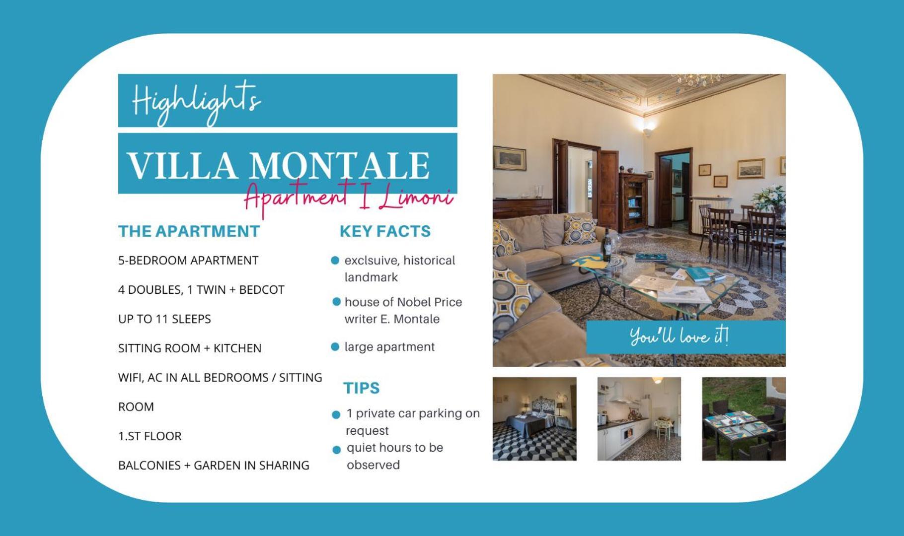 Villa Montale Apartment I Limoni Монтеросо ал Маре Екстериор снимка
